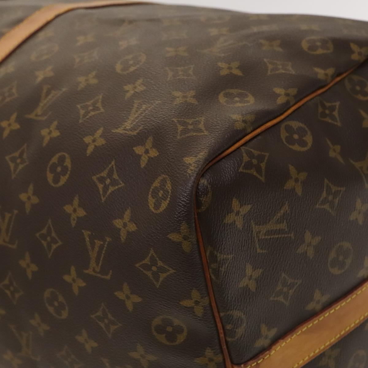 Louis Vuitton Keepall Bandoulière 60, Brown, Canvas, travel
