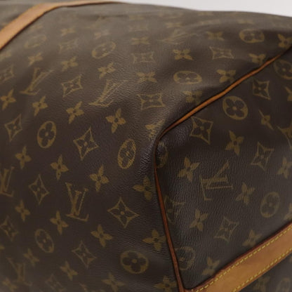 Louis Vuitton Keepall Bandoulière 60, Brown, Canvas, travel