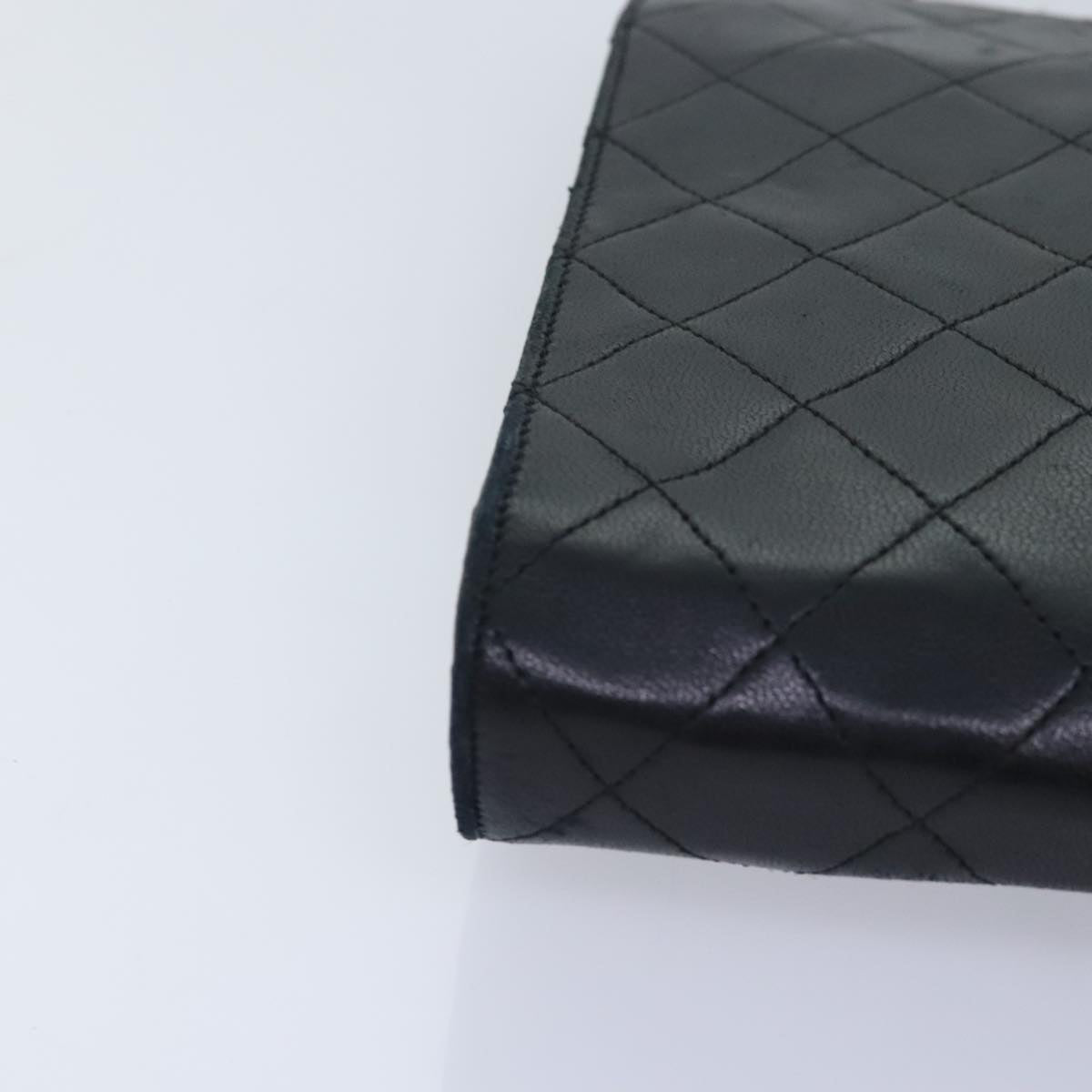 Chanel Matelassé, Black, Leather, shoulder