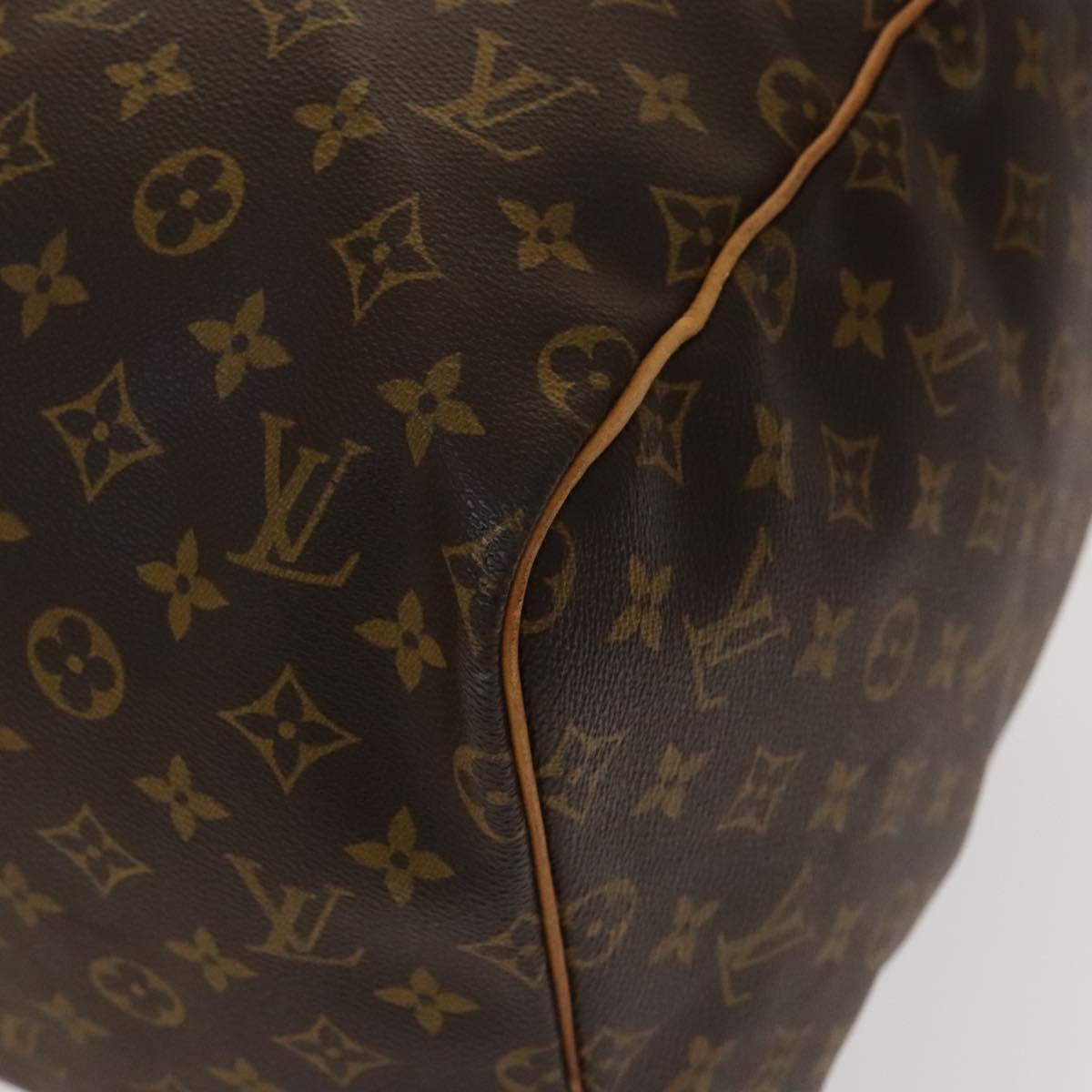 Louis Vuitton Keepall 55, Brown, Canvas, travel
