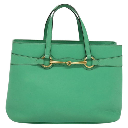 Gucci Britt, Green, Leather, handbag