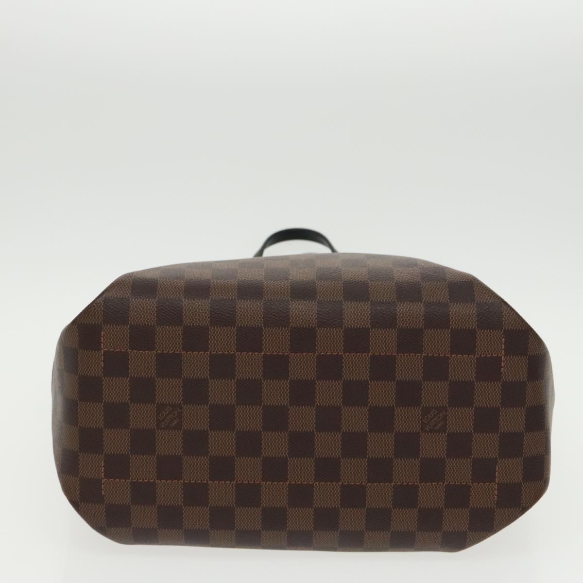 Louis Vuitton BELMONT, Brown, Canvas, tote