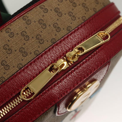 Gucci Doraemon, Beige, Canvas, backpack
