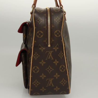 Louis Vuitton Excentri cité, Brown, Canvas, handbag