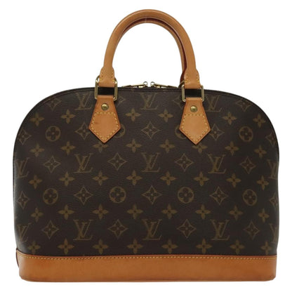 Louis Vuitton Alma, Brown, Canvas, handbag