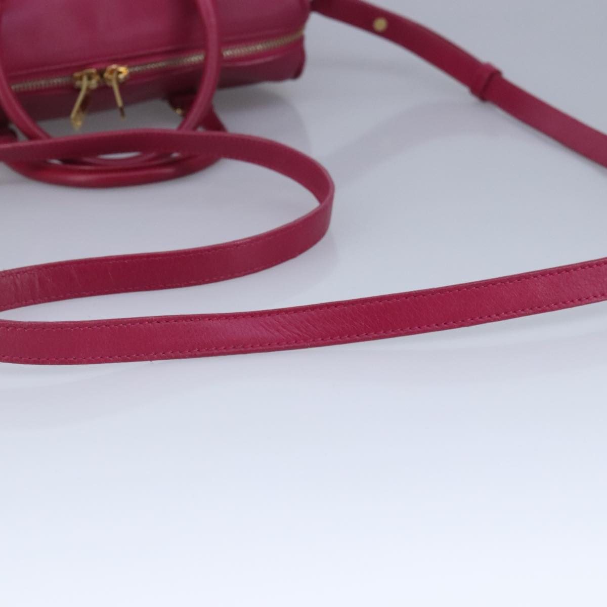 Saint Laurent Duffle, Pink, Leather, handbag