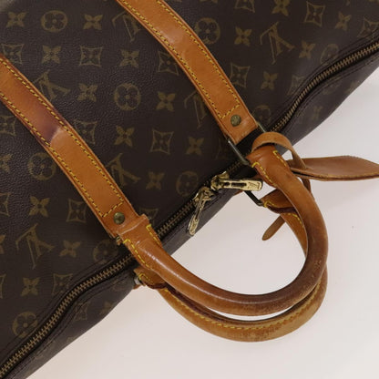 Louis Vuitton Keepall 45, Brown, Canvas, travel
