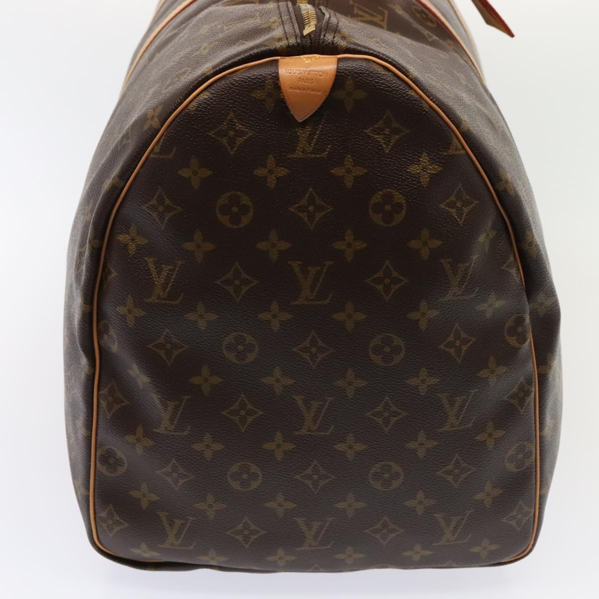 Louis Vuitton Keepall 60, Brown, Canvas, travel