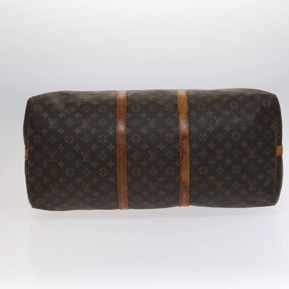 Louis Vuitton Keepall Bandoulière 60, Brown, Canvas, travel