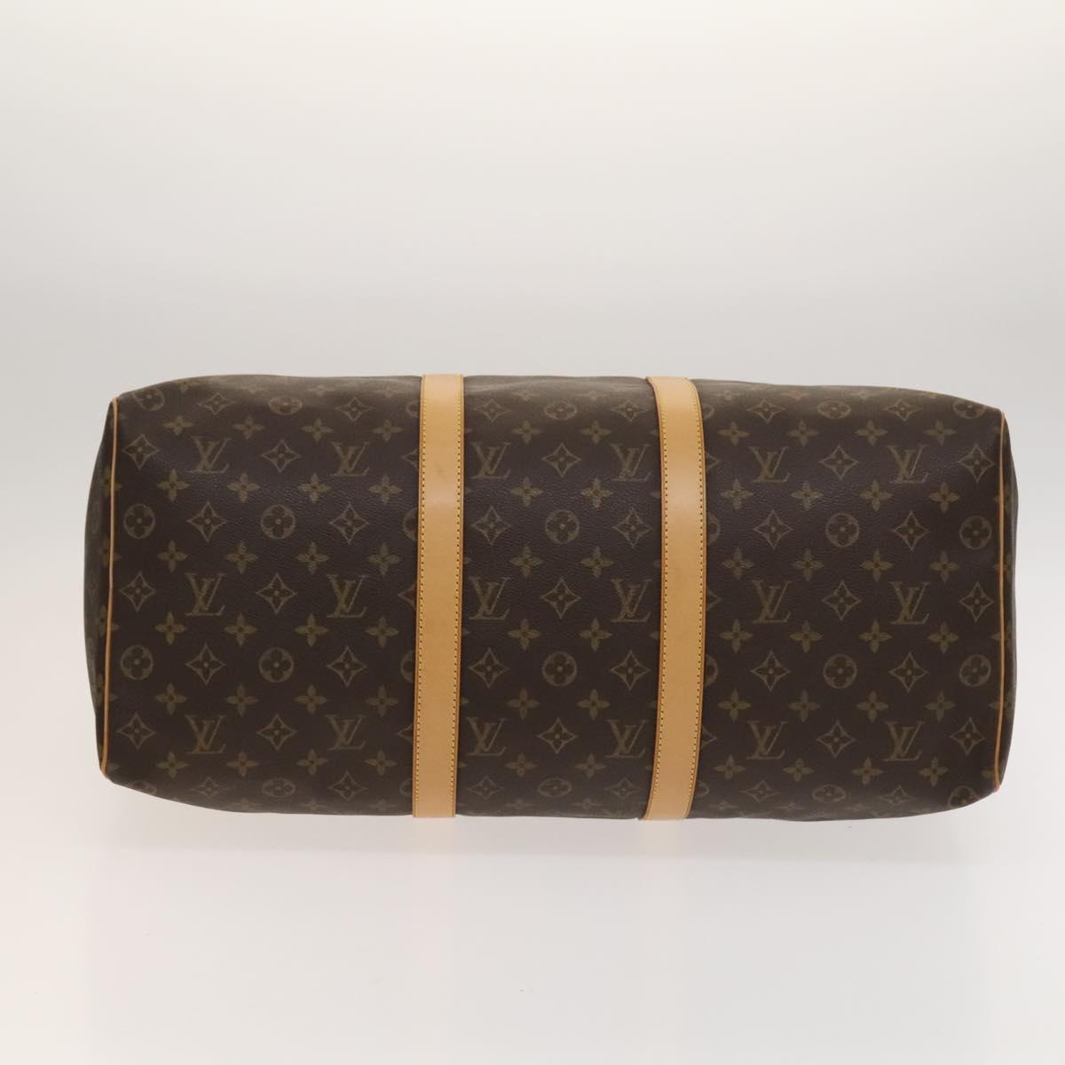 Louis Vuitton Keepall 50, Brown, Canvas, travel
