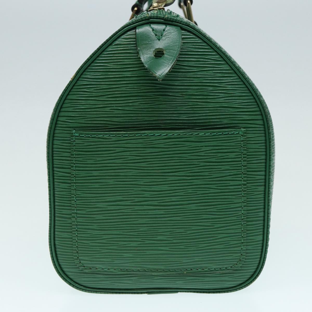 Louis Vuitton Speedy 25, Green, Leather, handbag