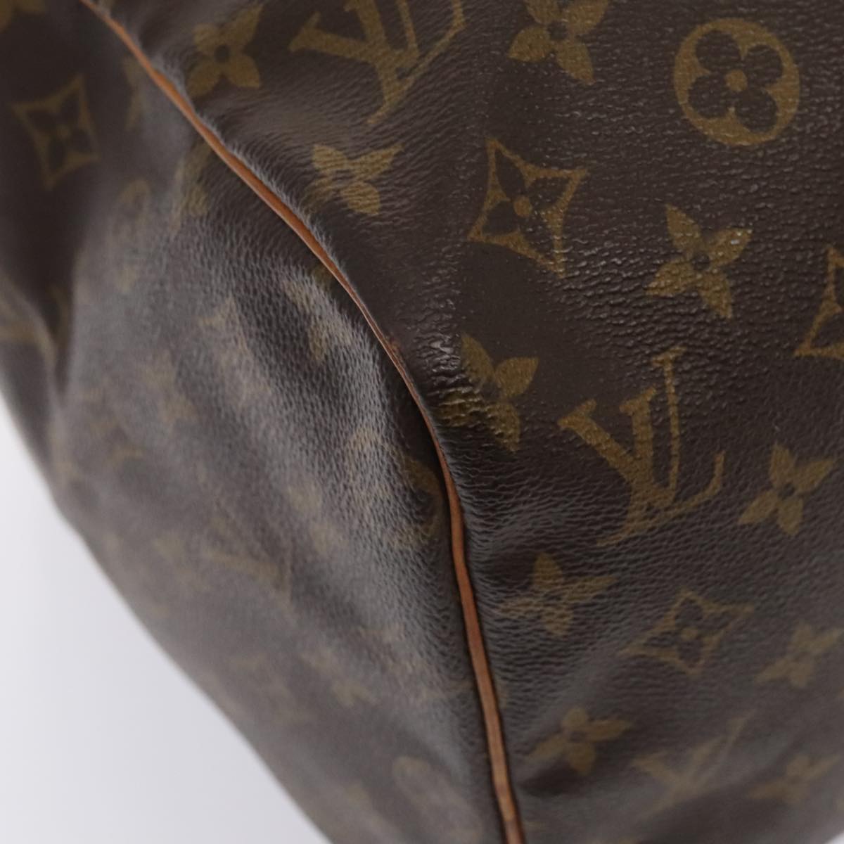 Louis Vuitton Sac Souple, Brown, Canvas, travel