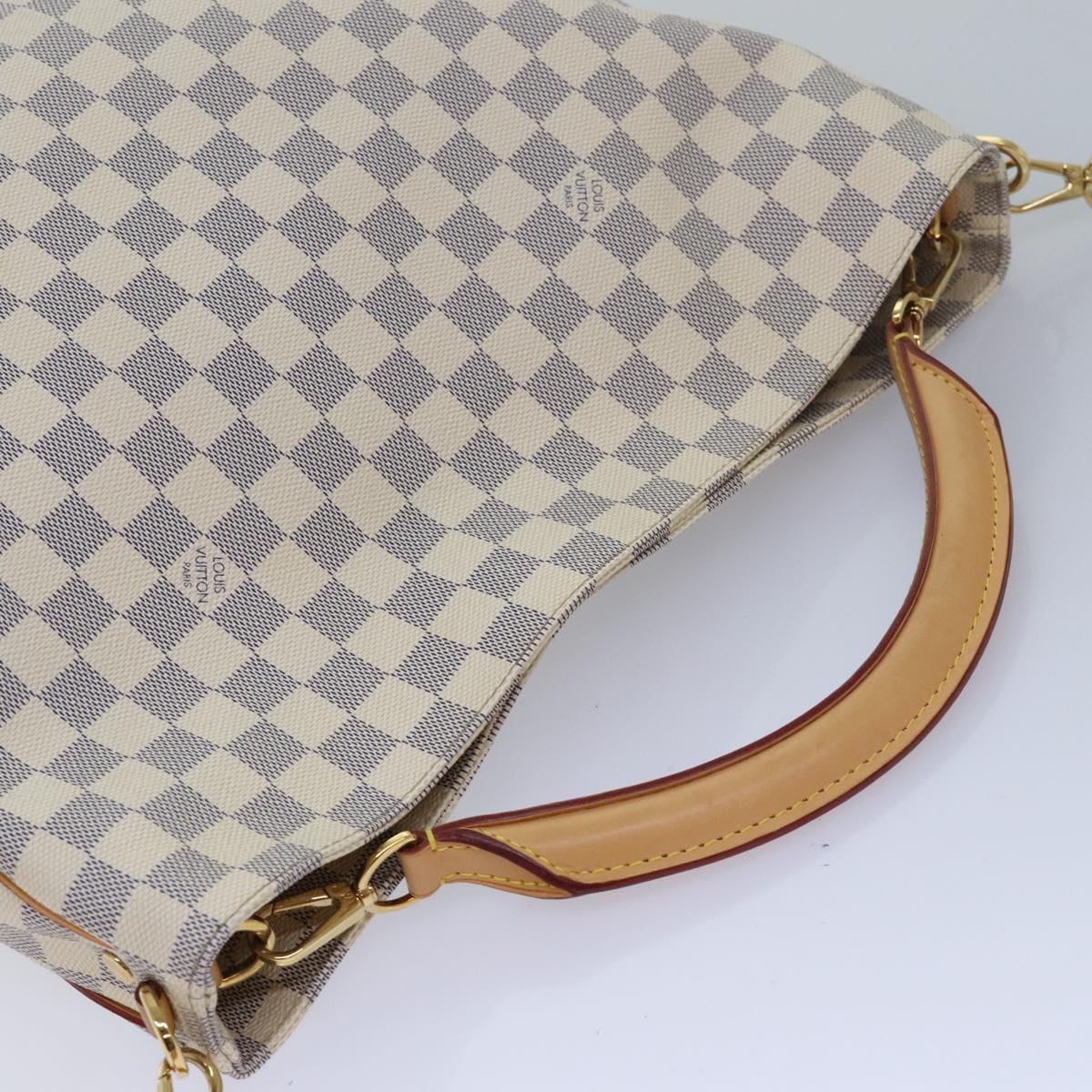 Louis Vuitton Sophie, White, Canvas, handbag