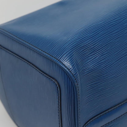 Louis Vuitton Speedy 40, Navy, Leather, handbag
