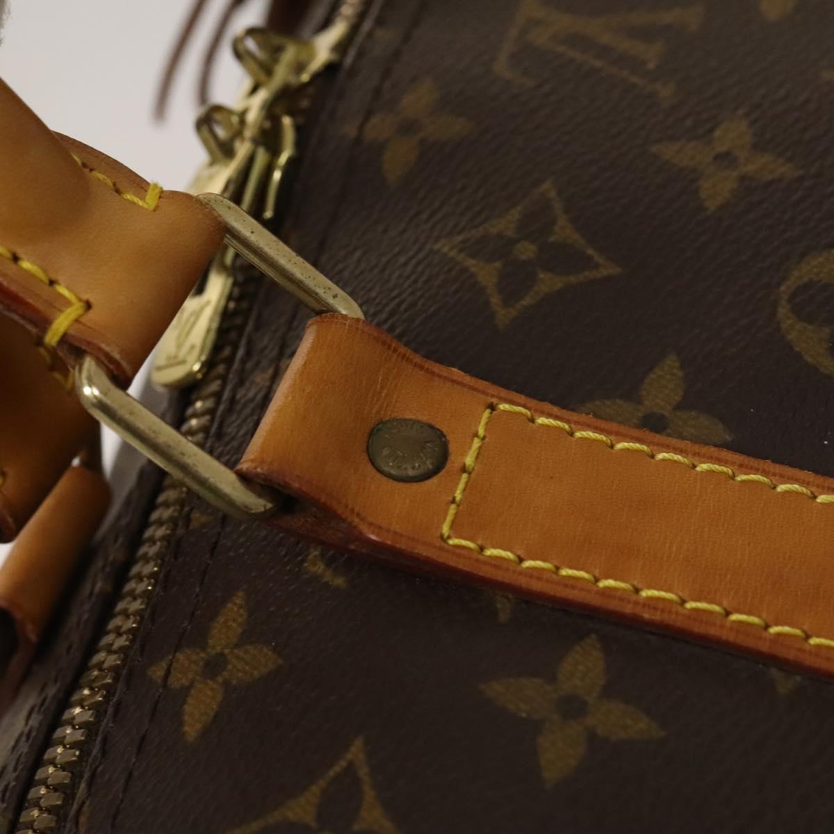 Louis Vuitton Keepall Bandoulière 60, Brown, Canvas, travel