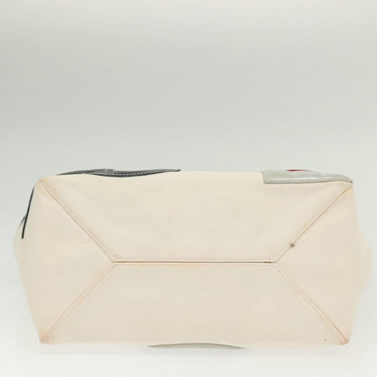 Chanel Numero 5, White, Canvas, tote