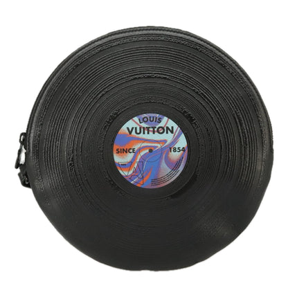 Louis Vuitton Pochette, Black, Leather, clutch