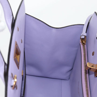 Salvatore Ferragamo Gancini, Purple, Leather, handbag