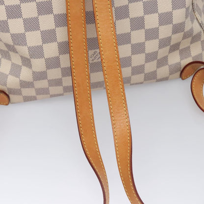 Louis Vuitton Sperone, White, Canvas, backpack