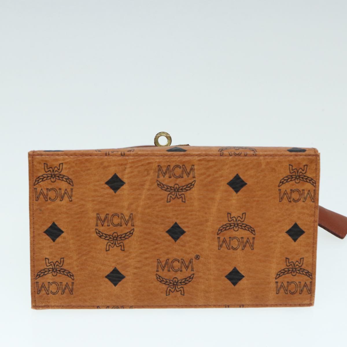 MCM Visetos, Brown, Canvas, handbag