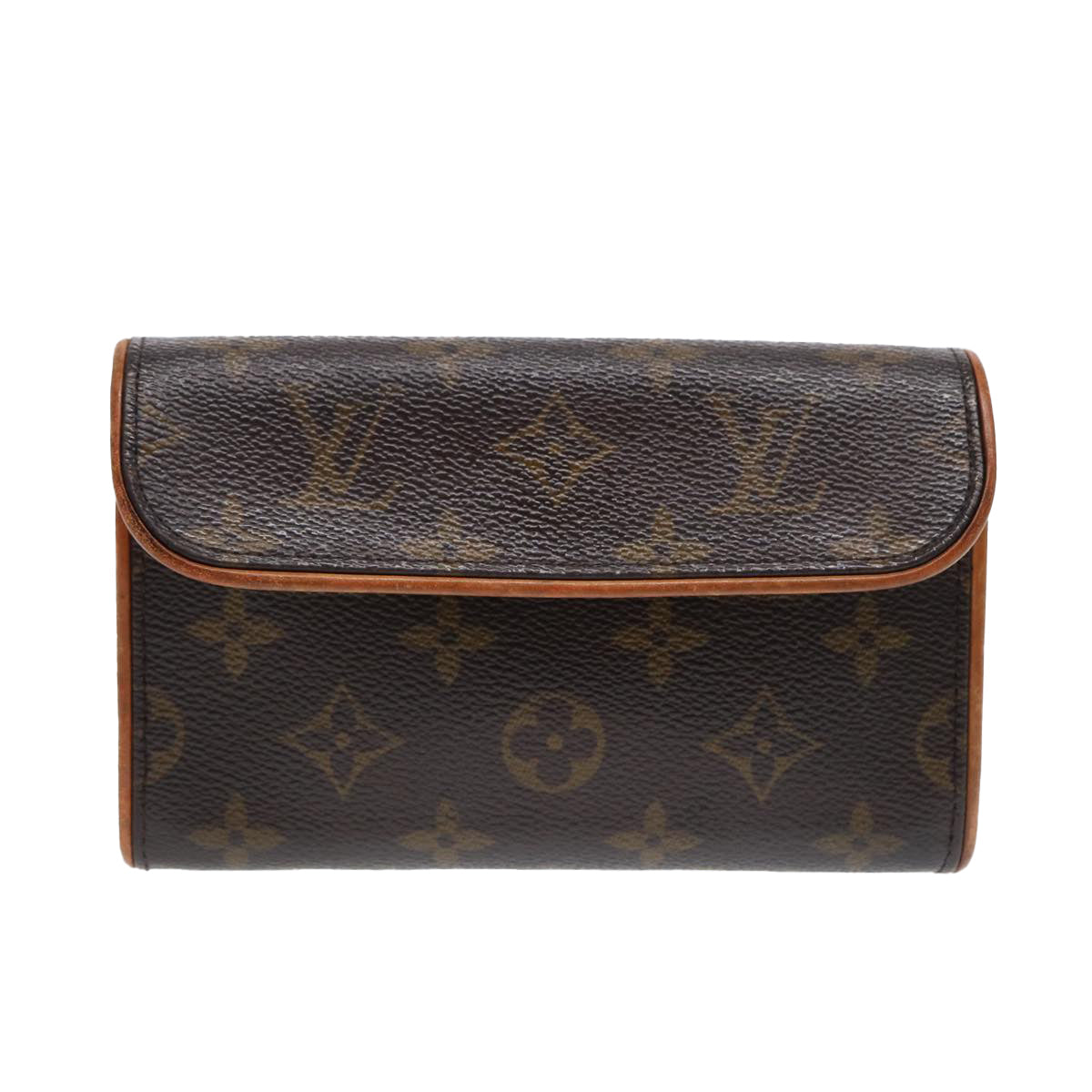 Louis Vuitton Florentine, Brown, Canvas, clutch