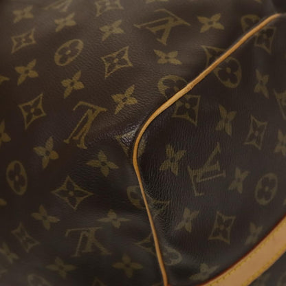 Louis Vuitton Keepall Bandouliere 55, Brown, Canvas, travel