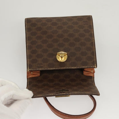 Céline Macadam, Brown, Canvas, handbag