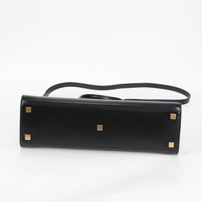 Saint Laurent Manhattan, Black, Leather, handbag