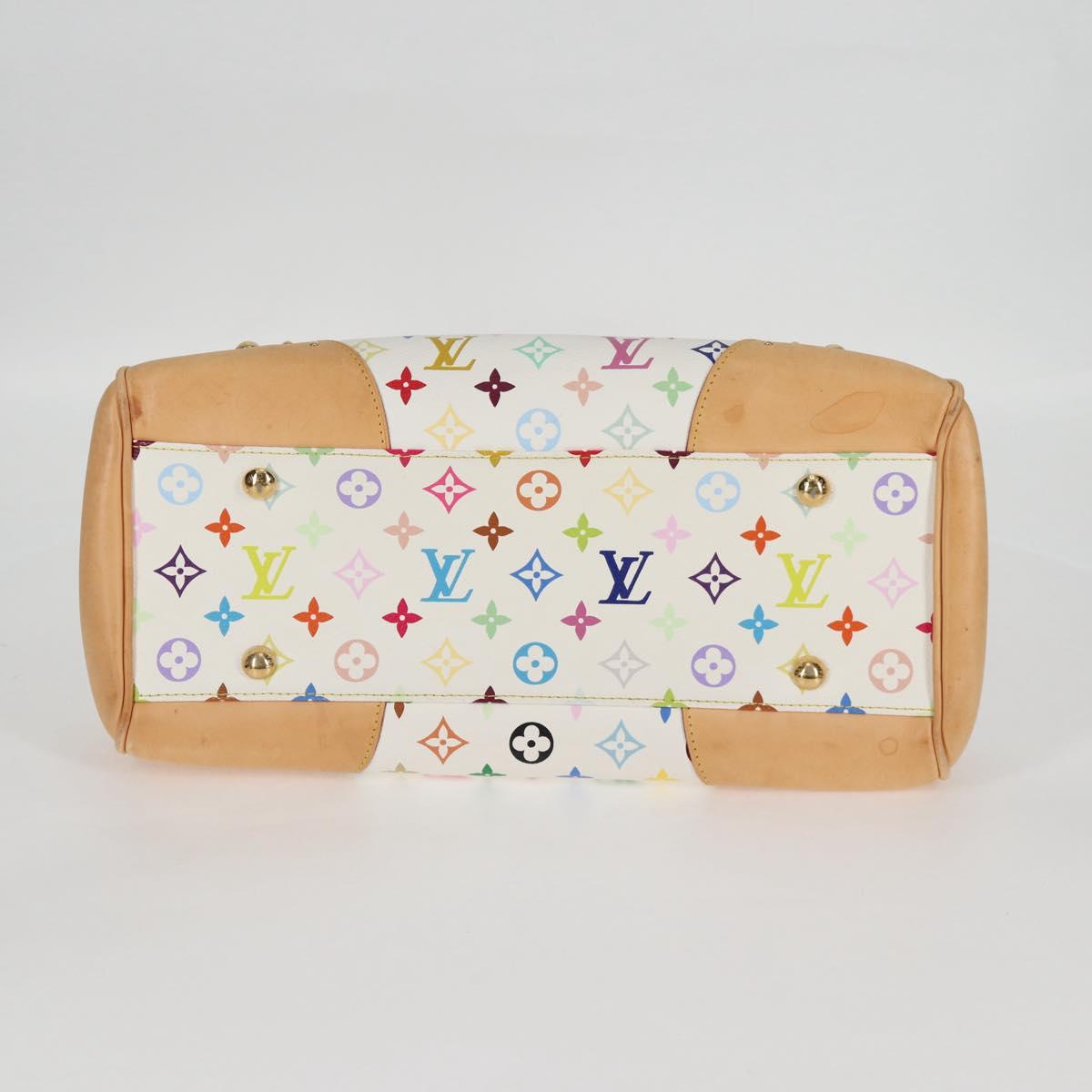 Louis Vuitton Beverly, White, Canvas, handbag
