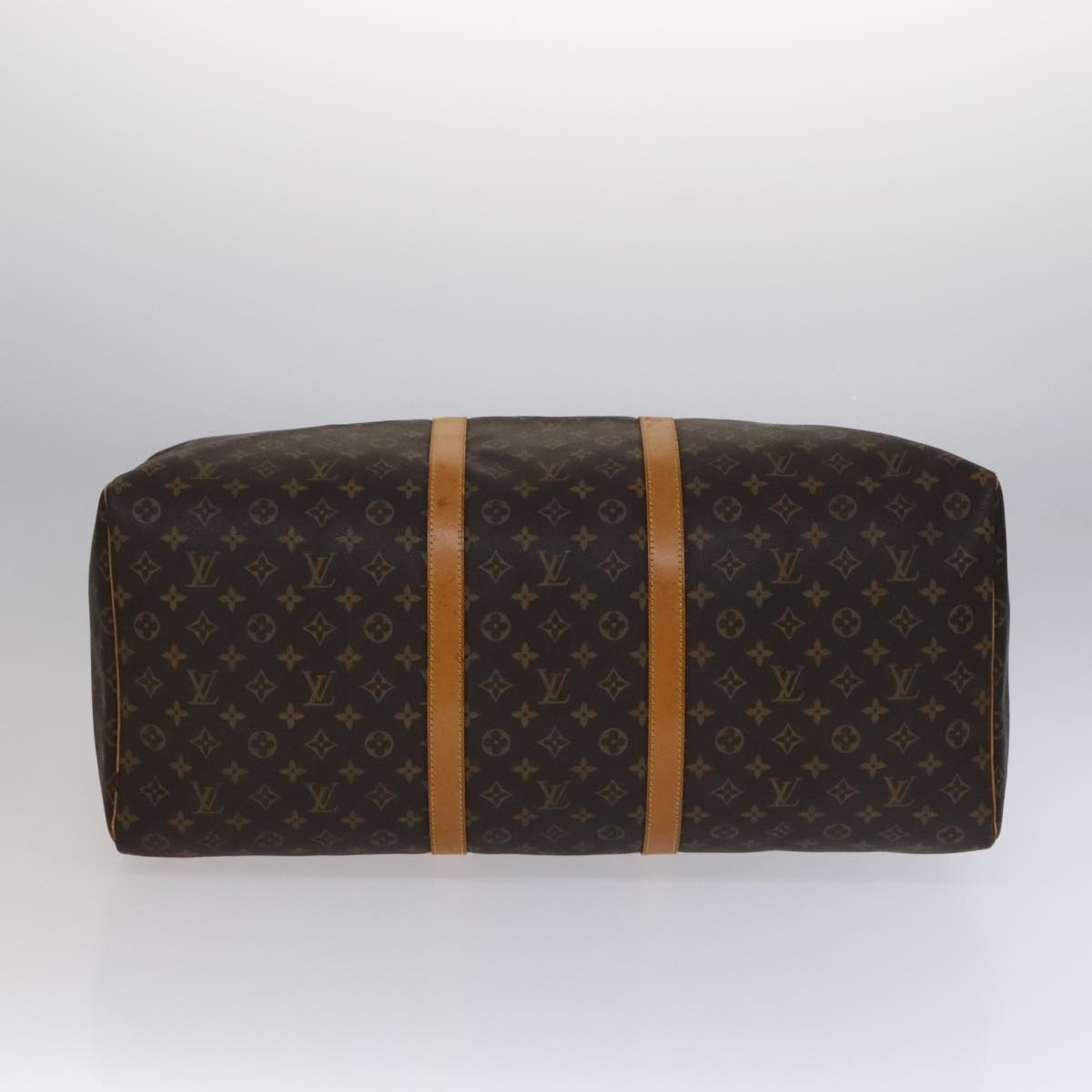 Louis Vuitton Keepall 60, Brown, Canvas, travel