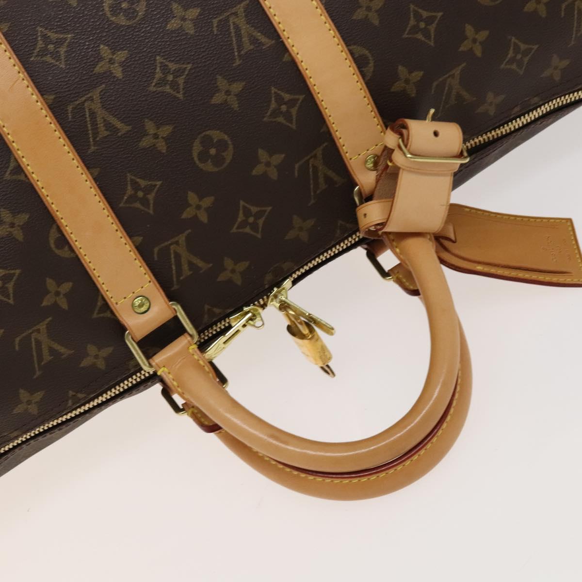 Louis Vuitton Keepall 50, Brown, Canvas, travel