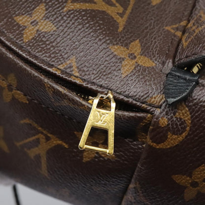 Louis Vuitton Palm Springs mini, Brown, Canvas, backpack
