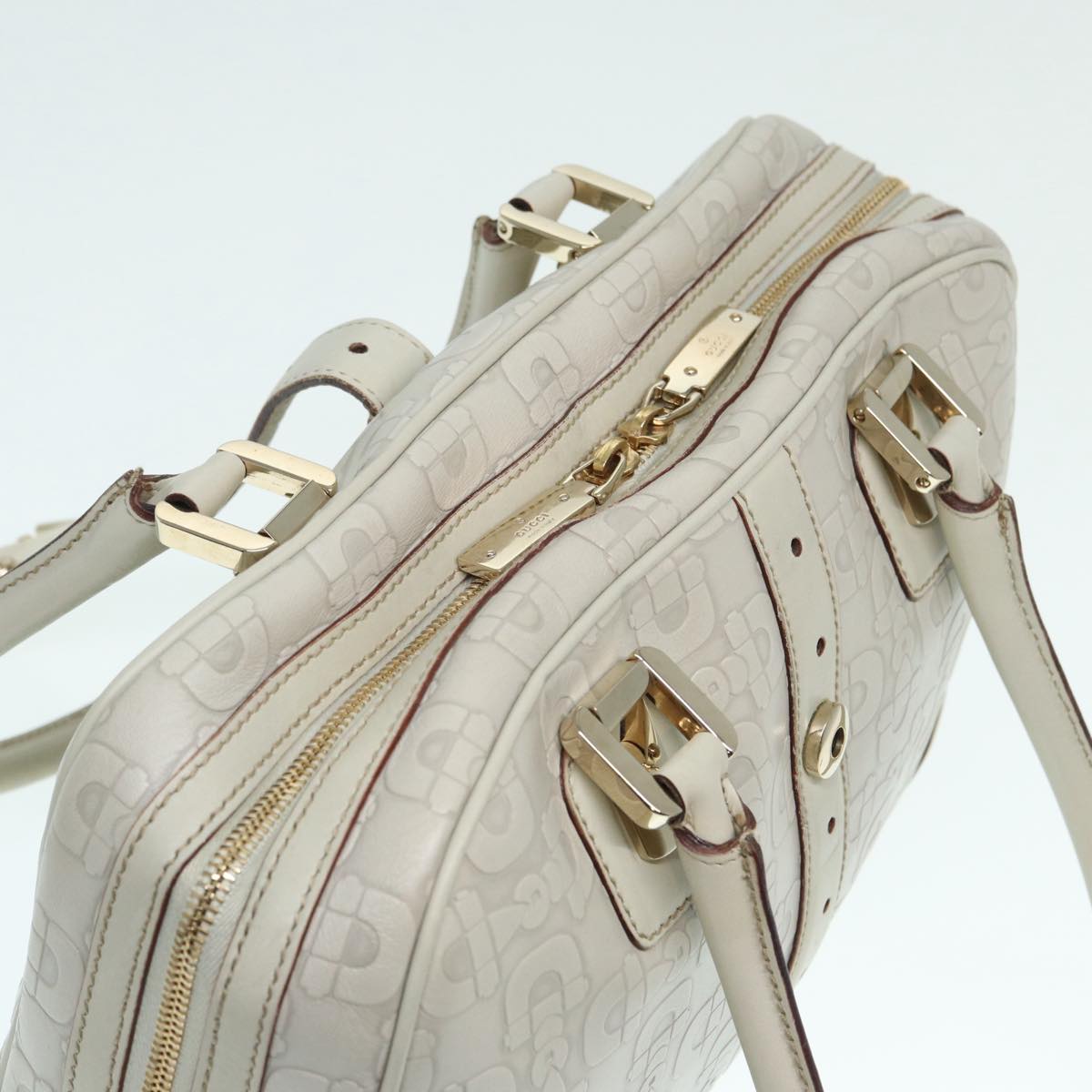 Gucci Horsebit, Beige, Leather, shoulder