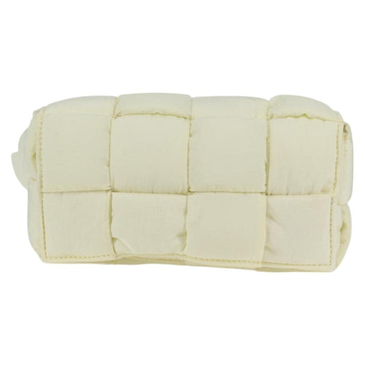 Bottega Veneta Cassette, White, NYLON, shoulder