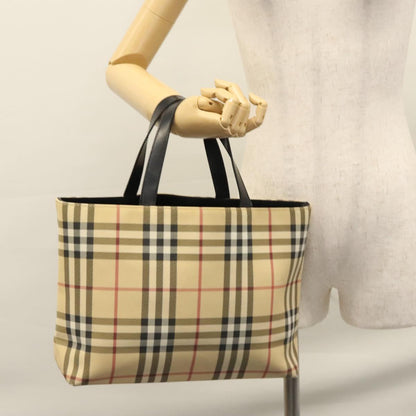 Burberry Nova Check, Beige, Canvas, tote