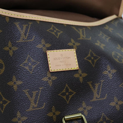 Louis Vuitton Saumur, Brown, Canvas, shoulder
