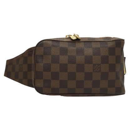 Louis Vuitton Geronimos, Brown, Canvas, clutch