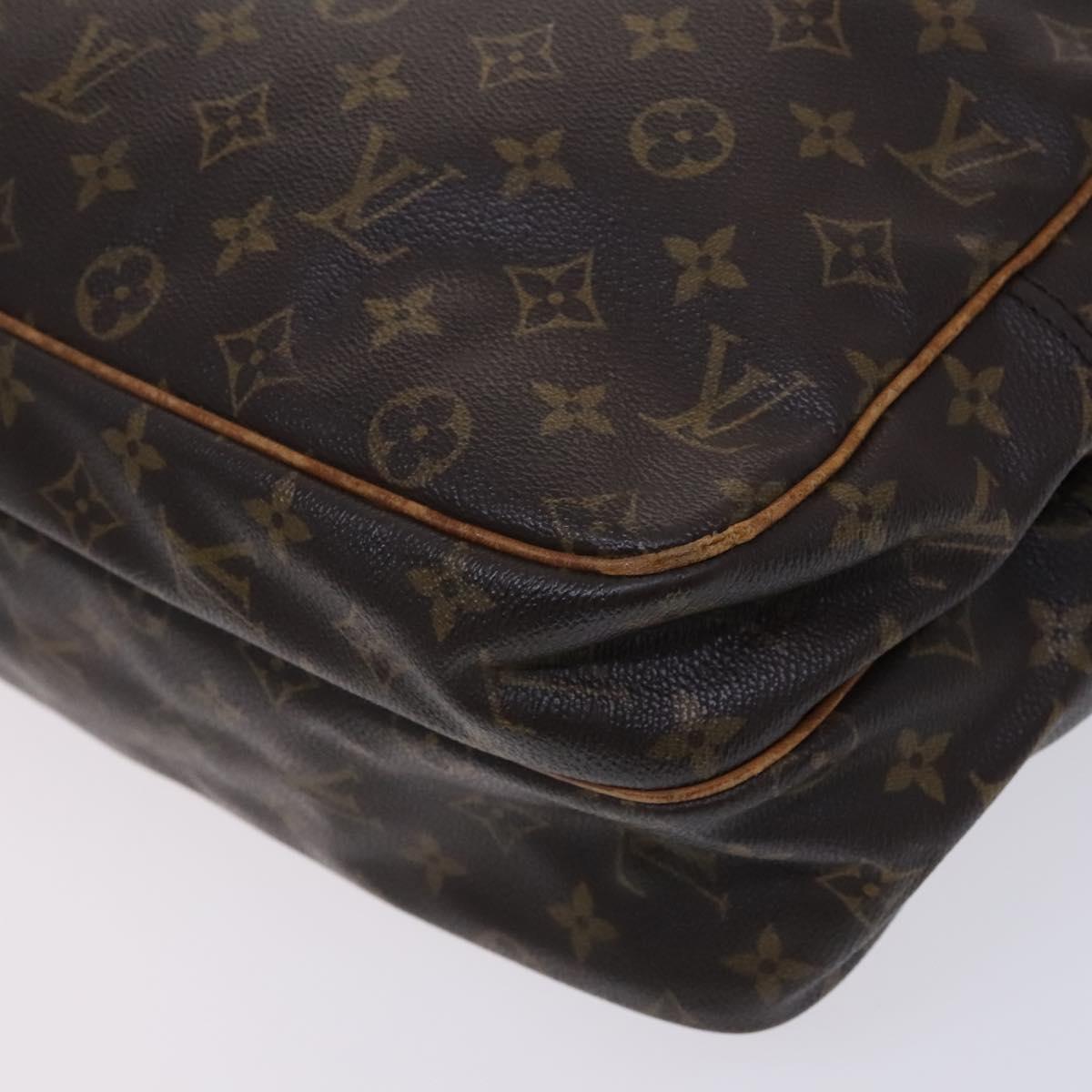Louis Vuitton Reporter, Brown, Canvas, shoulder