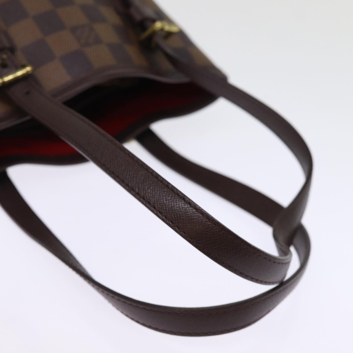 Louis Vuitton Marais, Brown, Canvas, shoulder