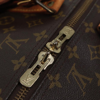 Louis Vuitton Keepall 60, Brown, Canvas, travel