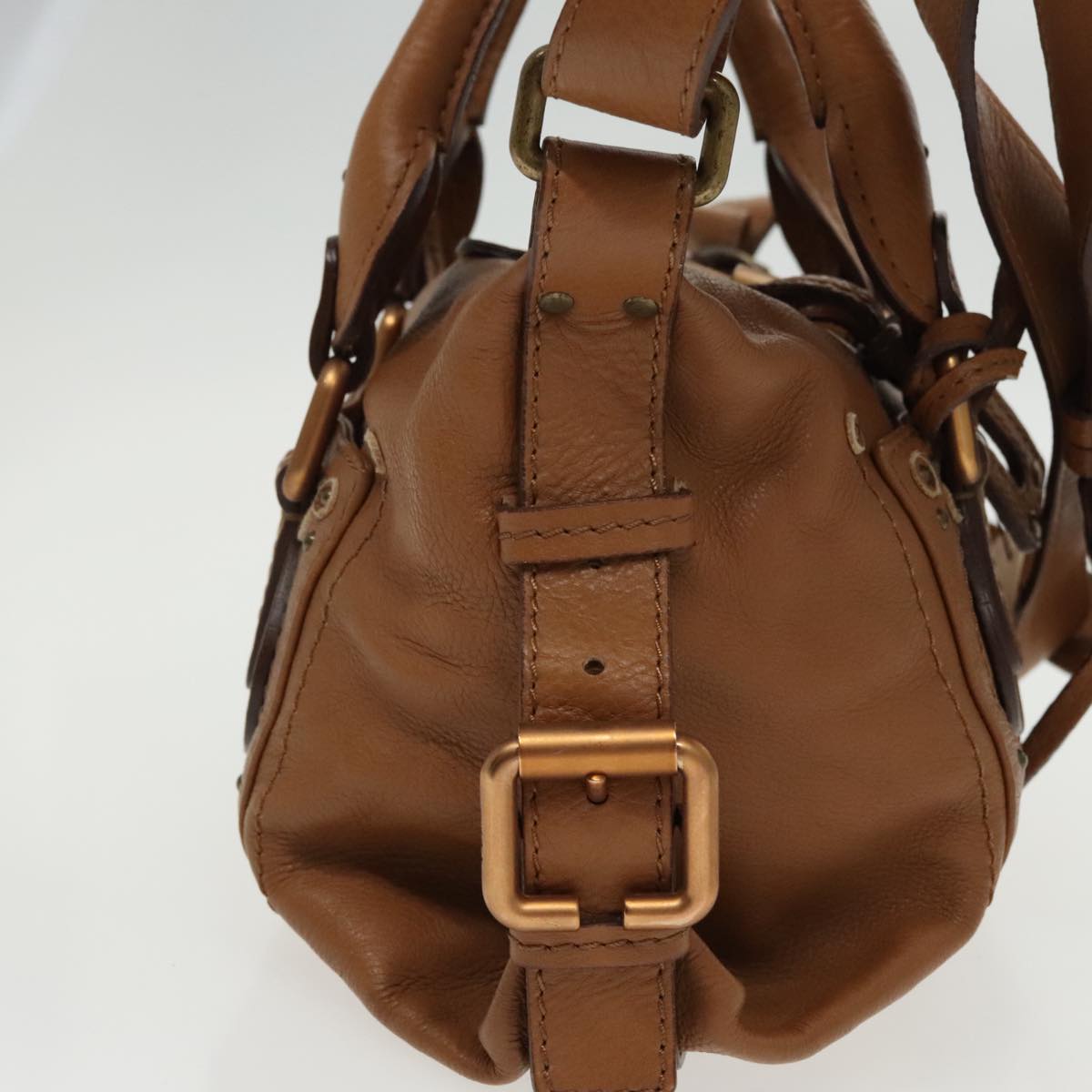 Chloé Paddington, Brown, Leather, handbag