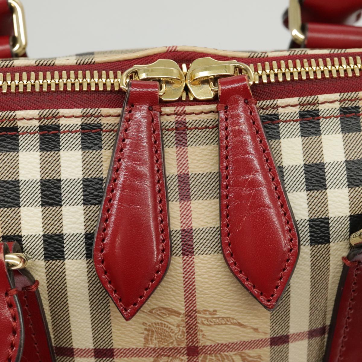 Burberry Nova Check, Beige, Canvas, handbag