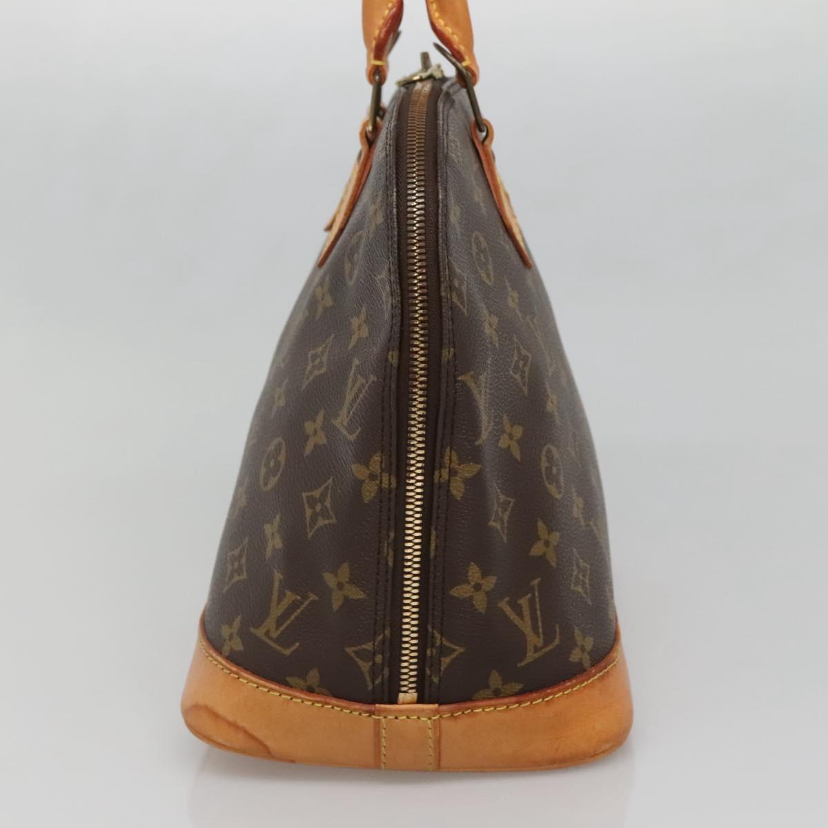Louis Vuitton Alma, Brown, Canvas, handbag