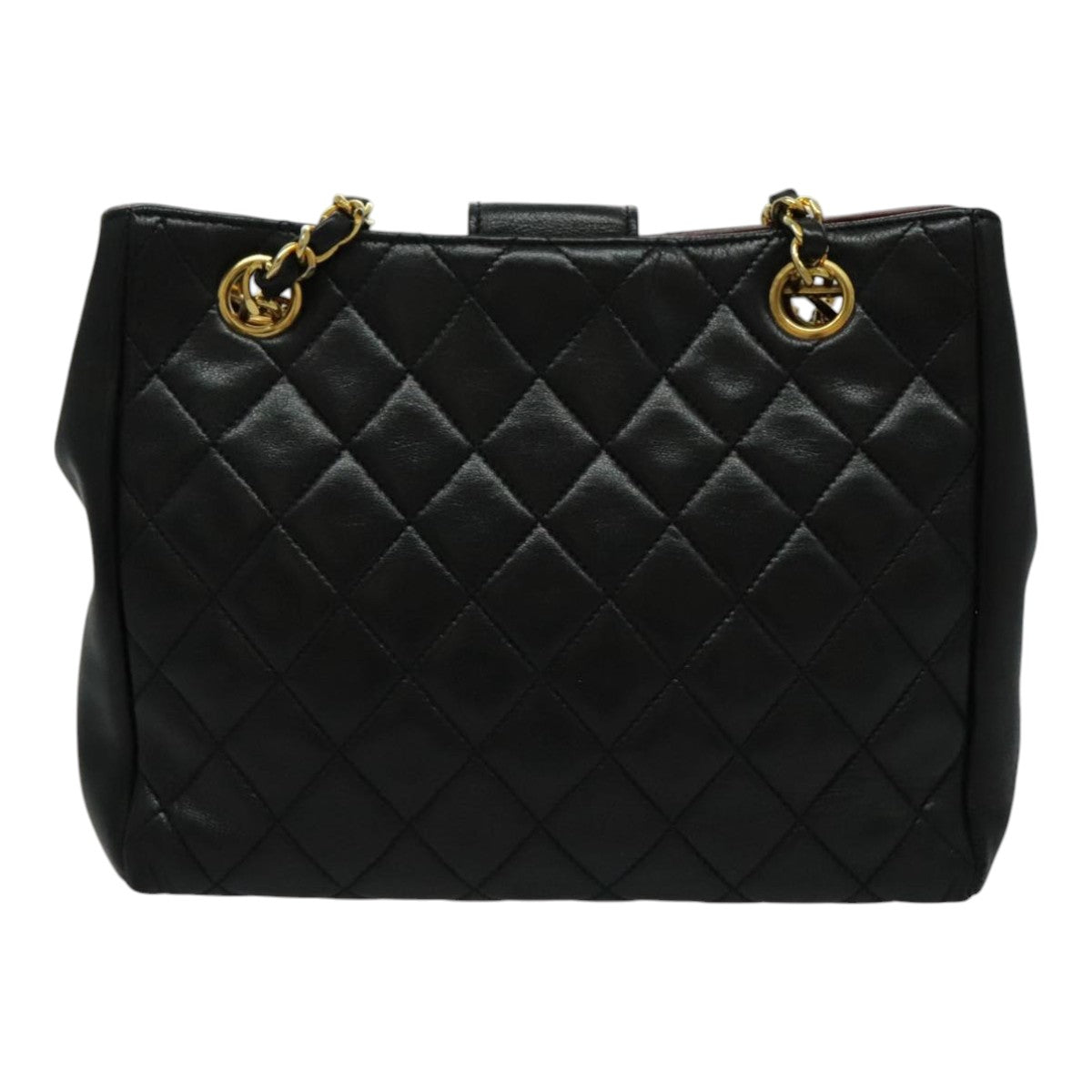 Chanel Cc, Black, Calfskin, shoulder