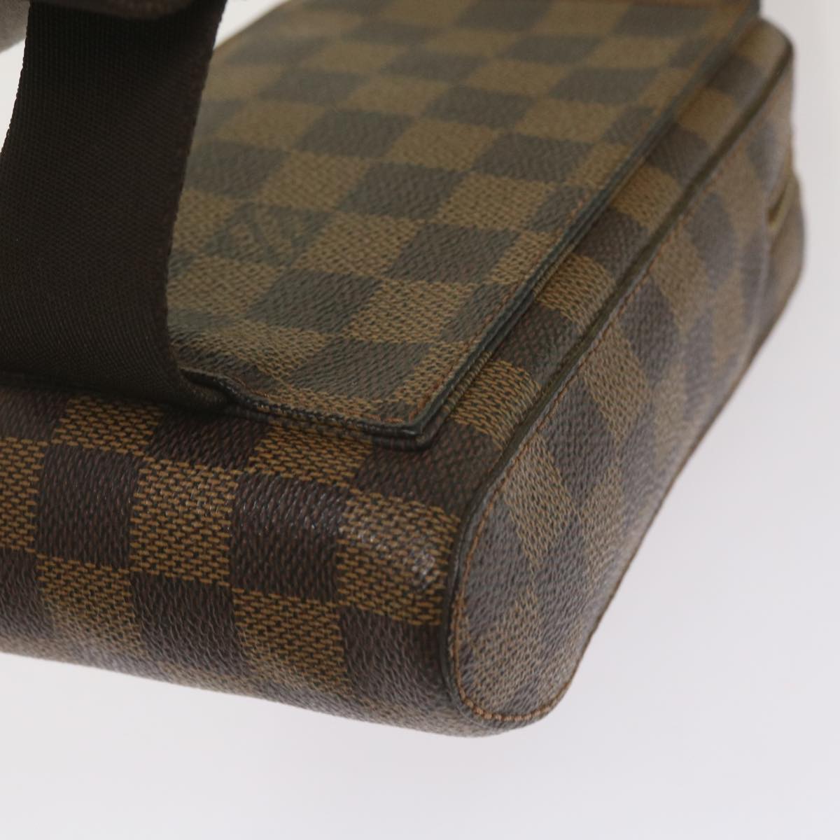 Louis Vuitton Geronimos, Brown, Canvas, shoulder