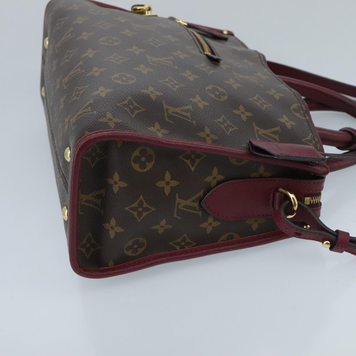 Louis Vuitton Popincourt, Brown, Canvas, handbag