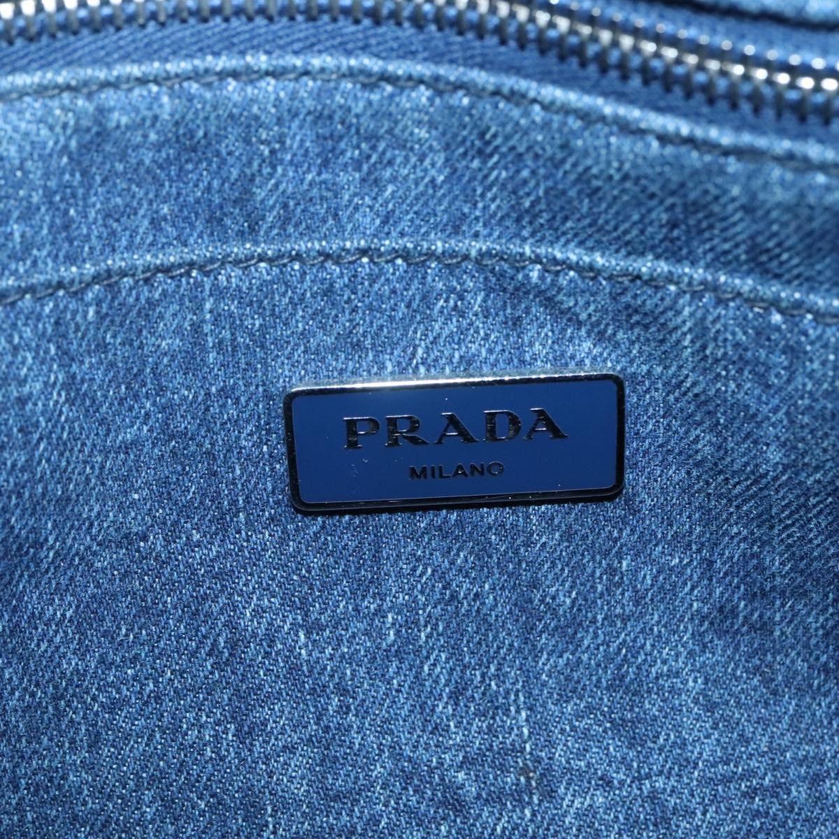 Prada Canapa, Blue, Denim - Jeans, tote
