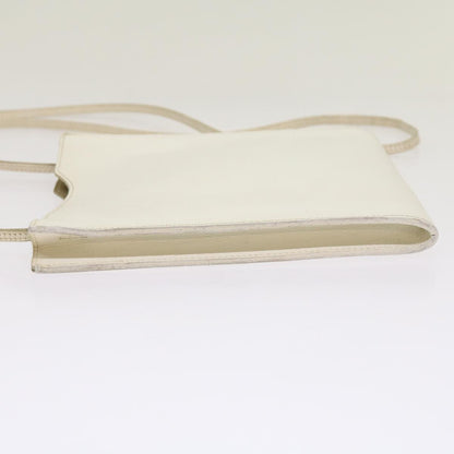 Hermès, White, Leather, shoulder