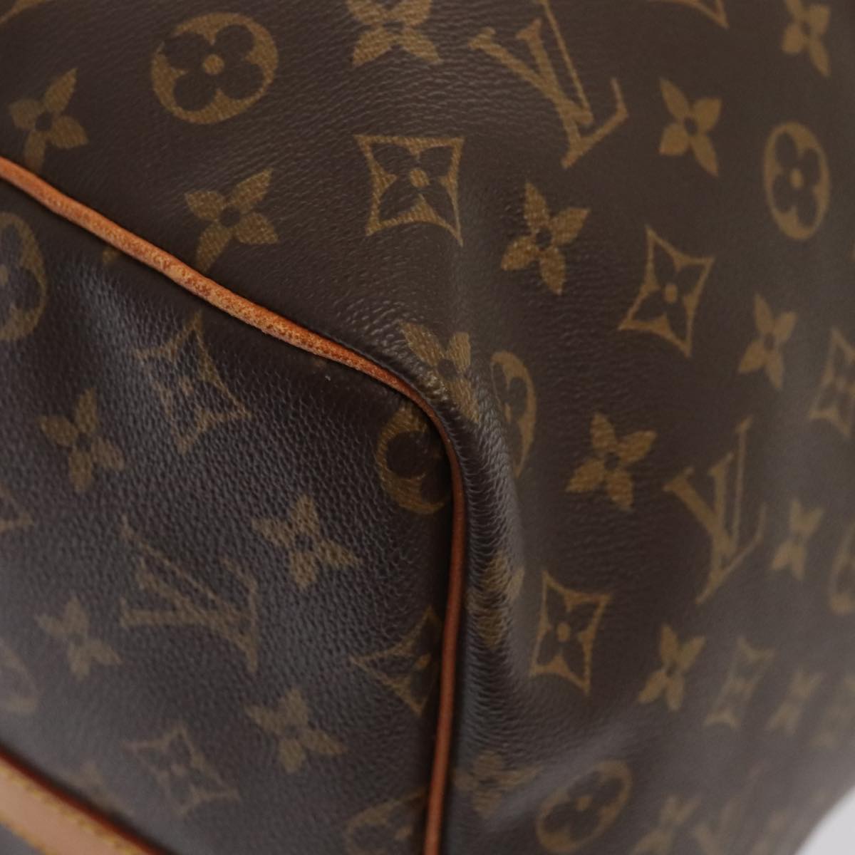 Louis Vuitton Keepall Bandoulière 60, Brown, Canvas, travel