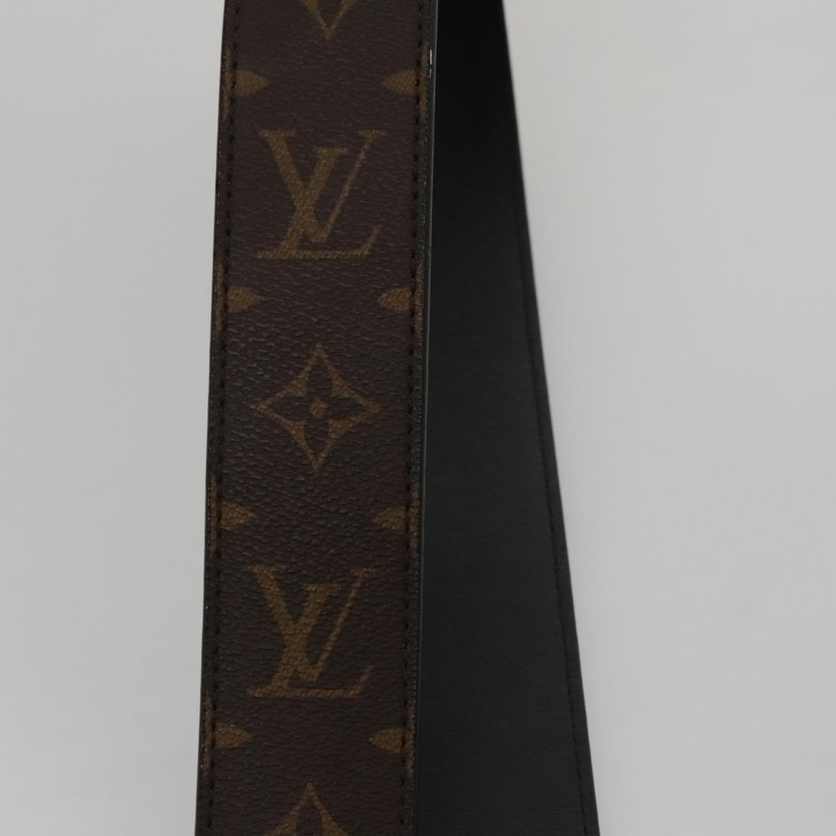 Louis Vuitton Bandoulière de sac, Brown, Canvas, wallet